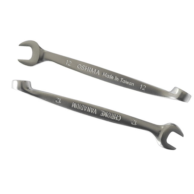 Cờ lê vòng miệng CHROME (Made in Taiwan) OSHIMA VM12-TL (12mm)(trắng bạc)