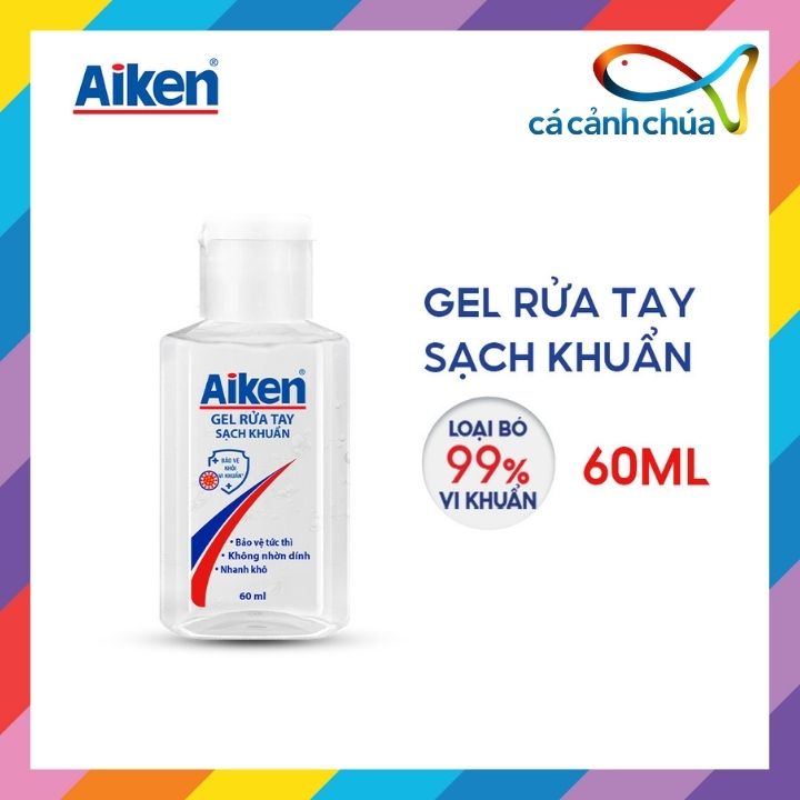 Gel Rửa Tay Khô Sạch Khuẩn Aiken 60ml