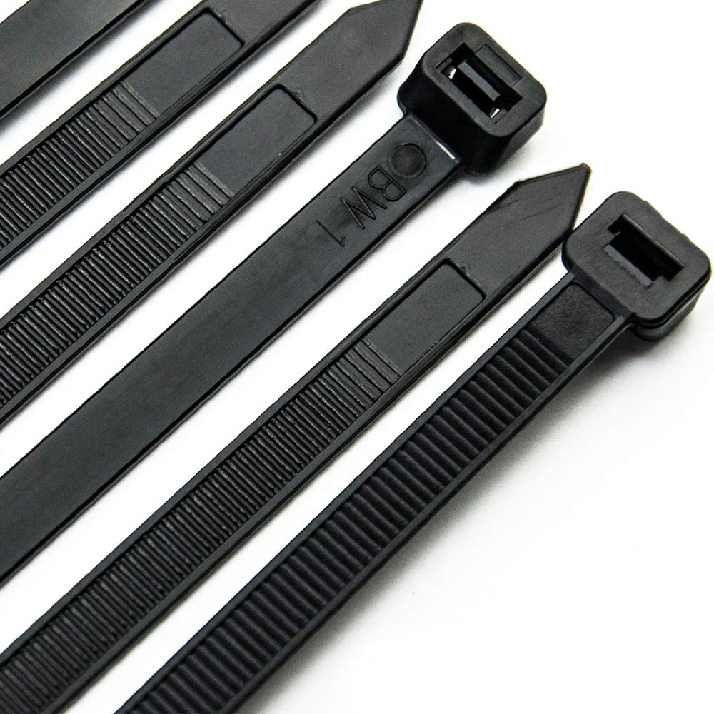 (HCM)Set 100 Dây Rút Trắng/ Đen Size 150 x 2.5mm