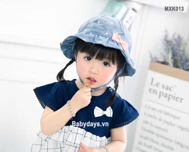 Mũ nón rộng vành cho bé MXK013