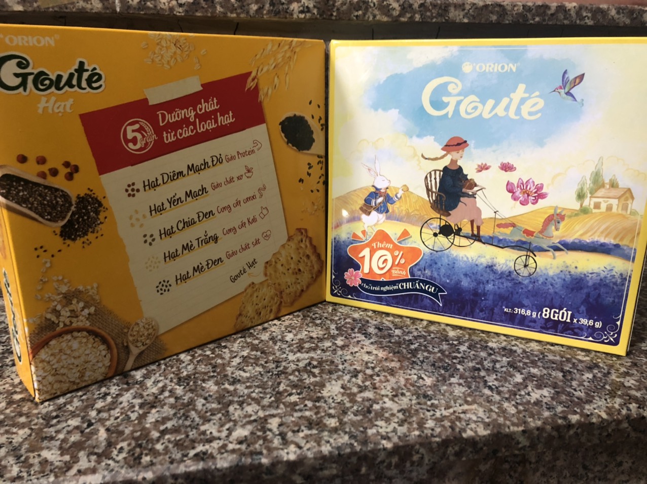 Bánh quy mè Goute hộp 288g