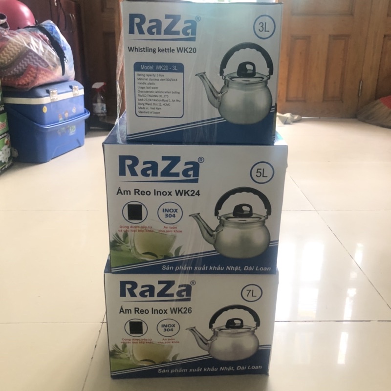 Ấm đun nước bếp từ cao cấp Raza_2L/3L/4L/5L/7L