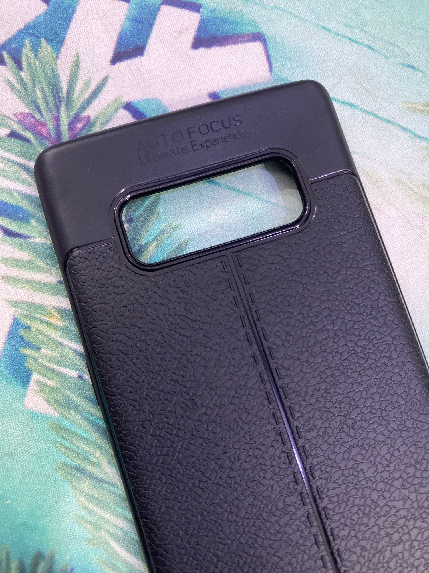 Ốp lưng Samsung Note 8 dẻo giả da sần chỉ nổi cực đẹp
