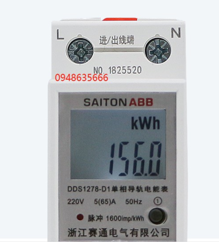 Công tơ điện tử, thiết bị đo công suất SAITON ABB 65A