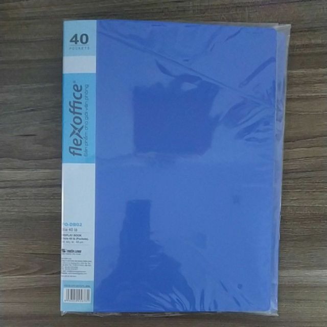 (1 Cái) Bìa 40 lá A4 Flexoffice FO-DB02