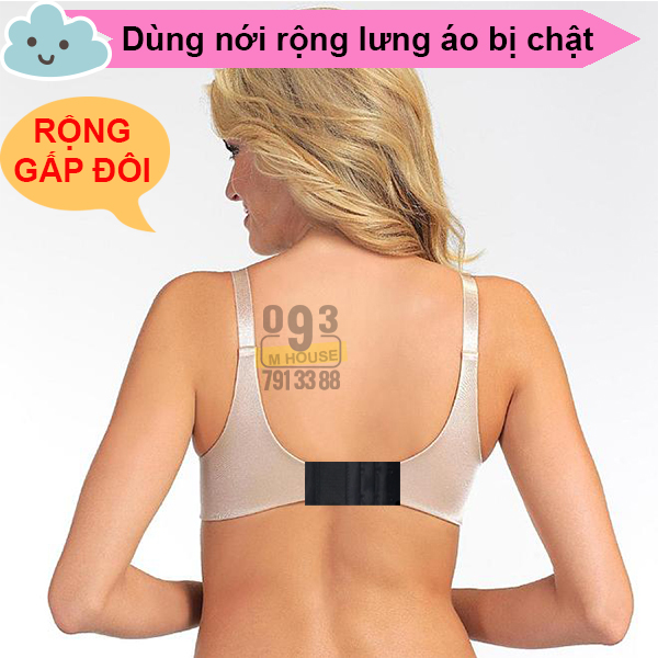 Phụ Kiện Dây Nối Lưng Áo Ngực Móc Mở Rộng Áo Ngực 2 Móc Hoặc 3 Móc
