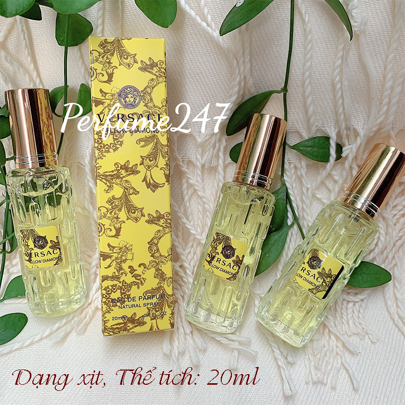 [HCM]NƯỚC HOA NỮ MINI CHIẾT PHÁP VSACE YELOW 20ML
