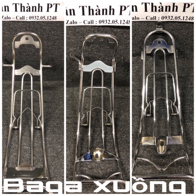 Baga xuồng Wave nhỏ, Wave lớn- RS , Sirius 10li ( trắng)