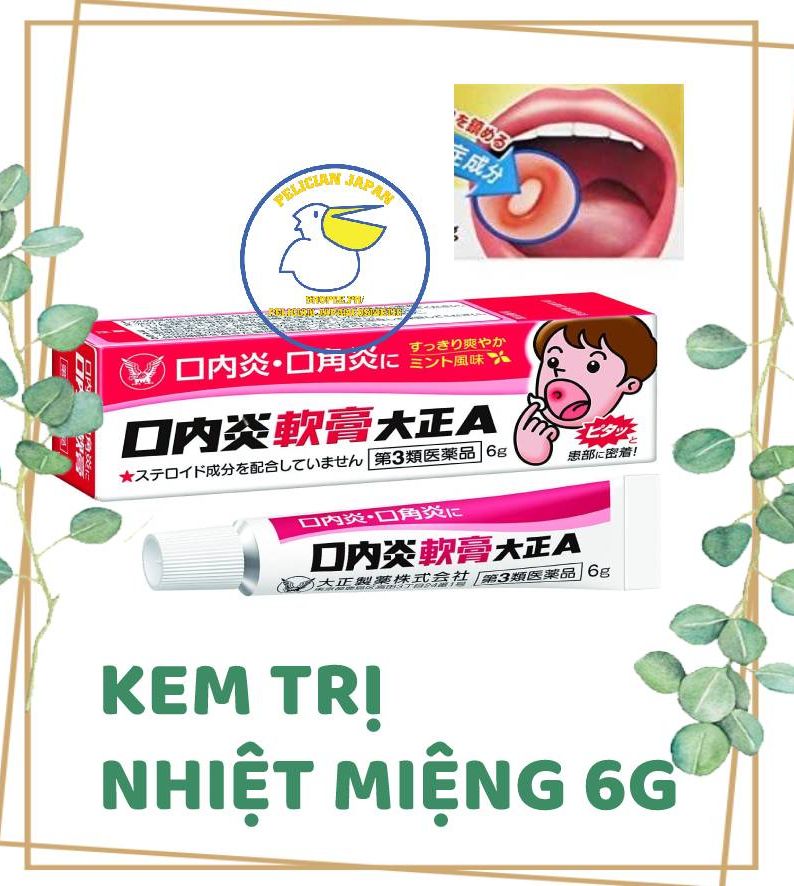 [HCM]KEM BÔI NHIỆT MIỆNG VÀ LỞ MIỆNG TAISO 6G