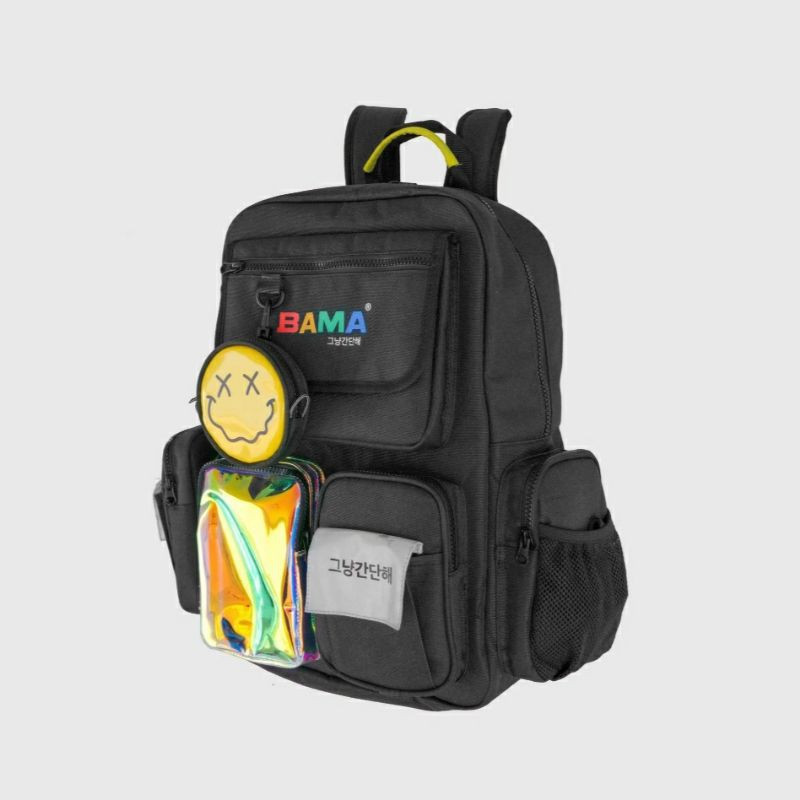 [HCM]Balo Bama 444 Backpack kèm túi tròn mini