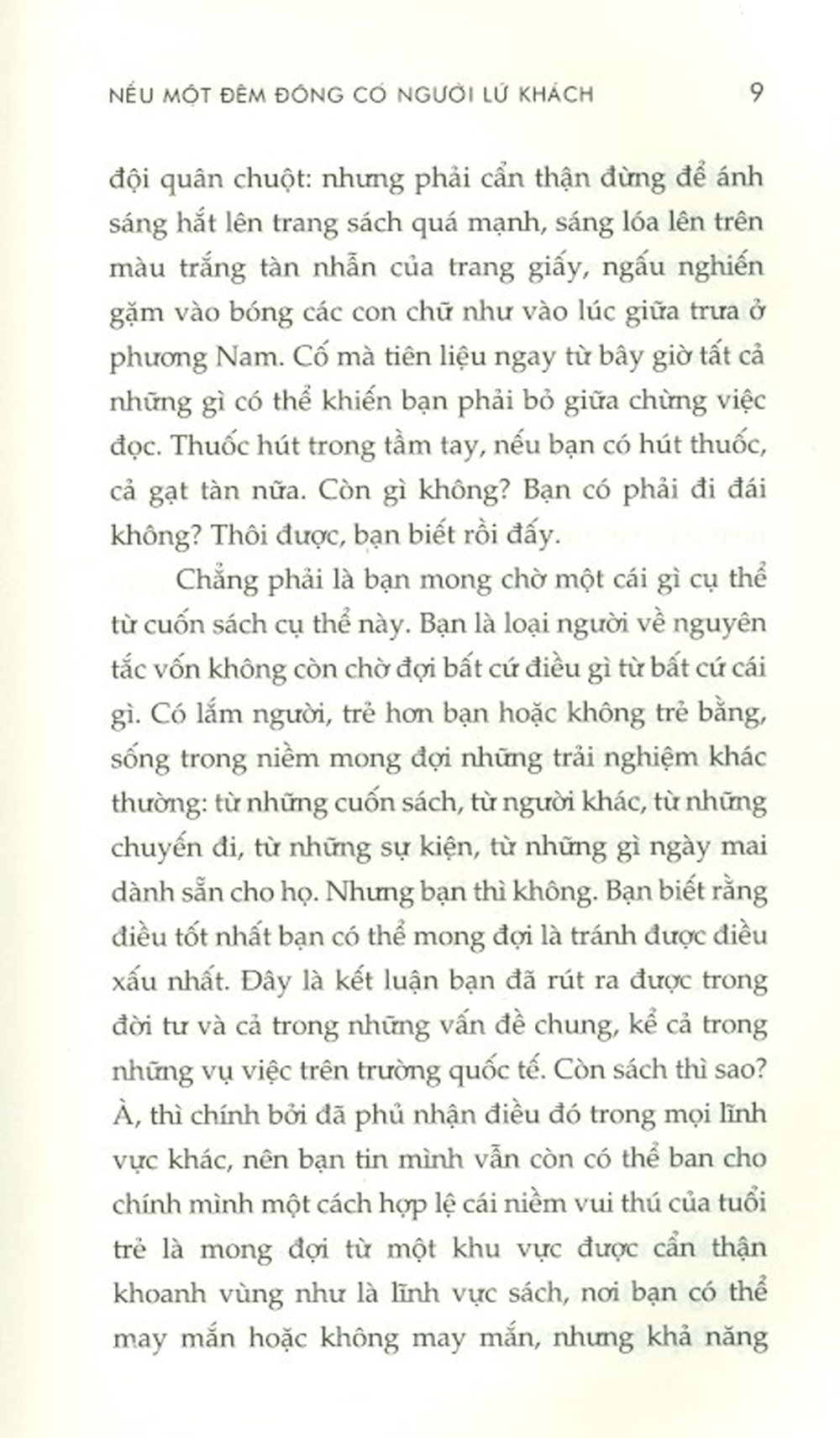 Nếu Một Đêm Đông Có Người Lữ Khách