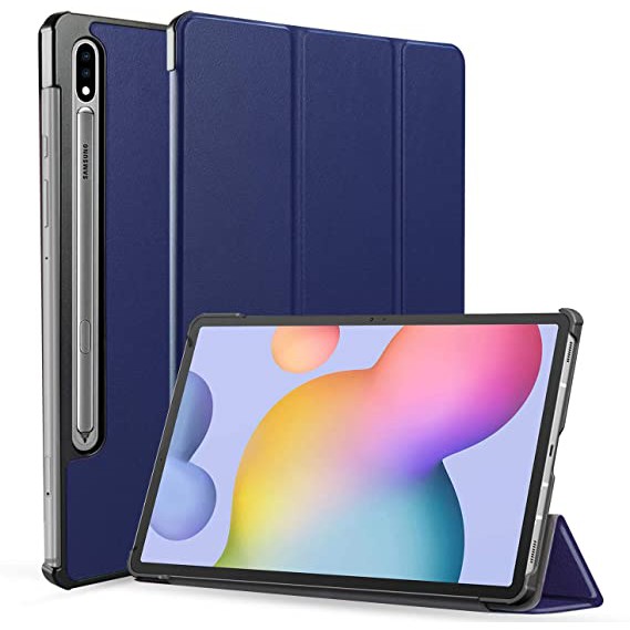 Bao Da Samsung Galaxy Tab S7 T870 T875 Da Trơn Cao Cấp