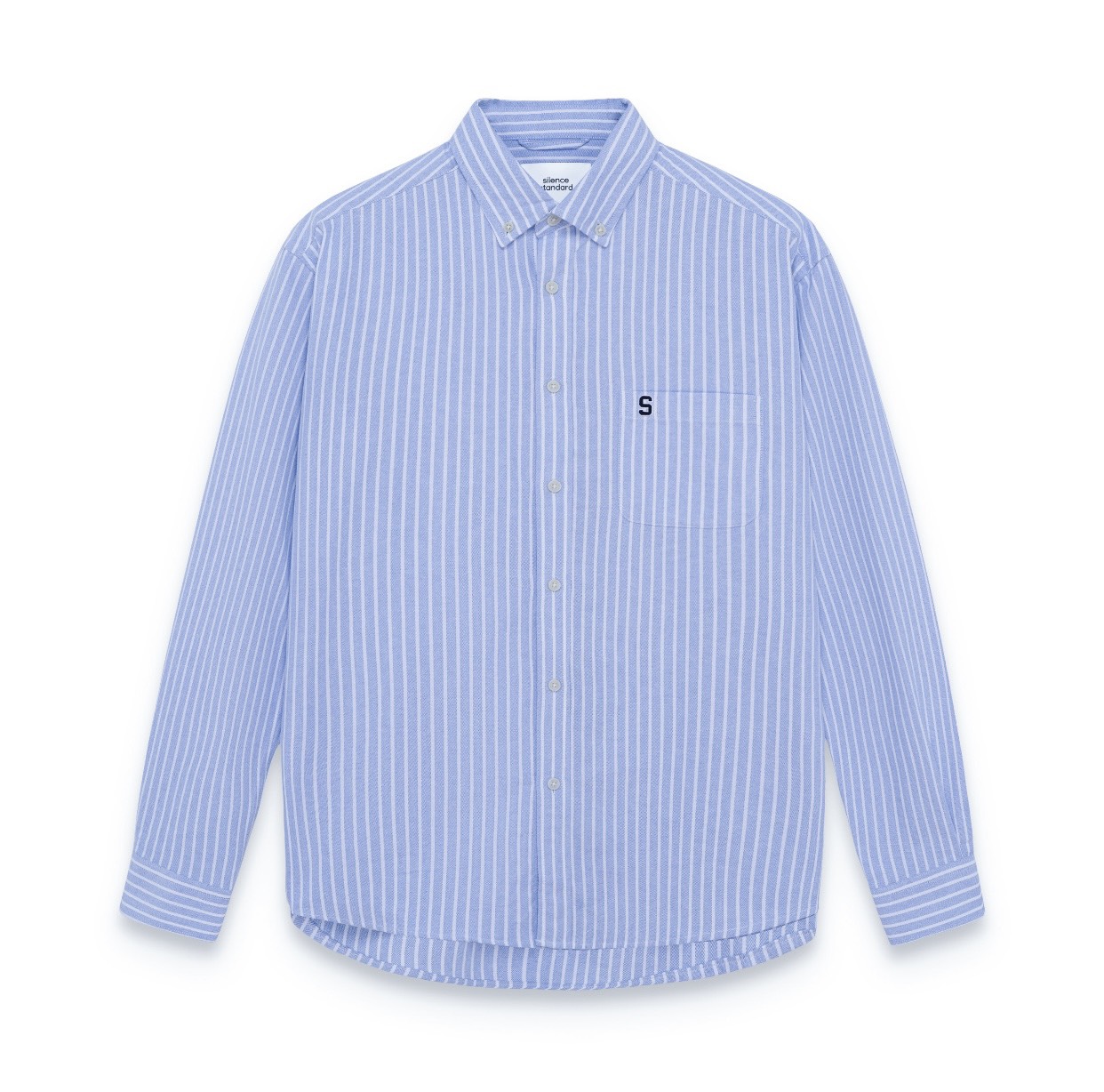 Áo sơ mi Silencestandard  Eco Oxford Logo S/ Stripe [SO15]