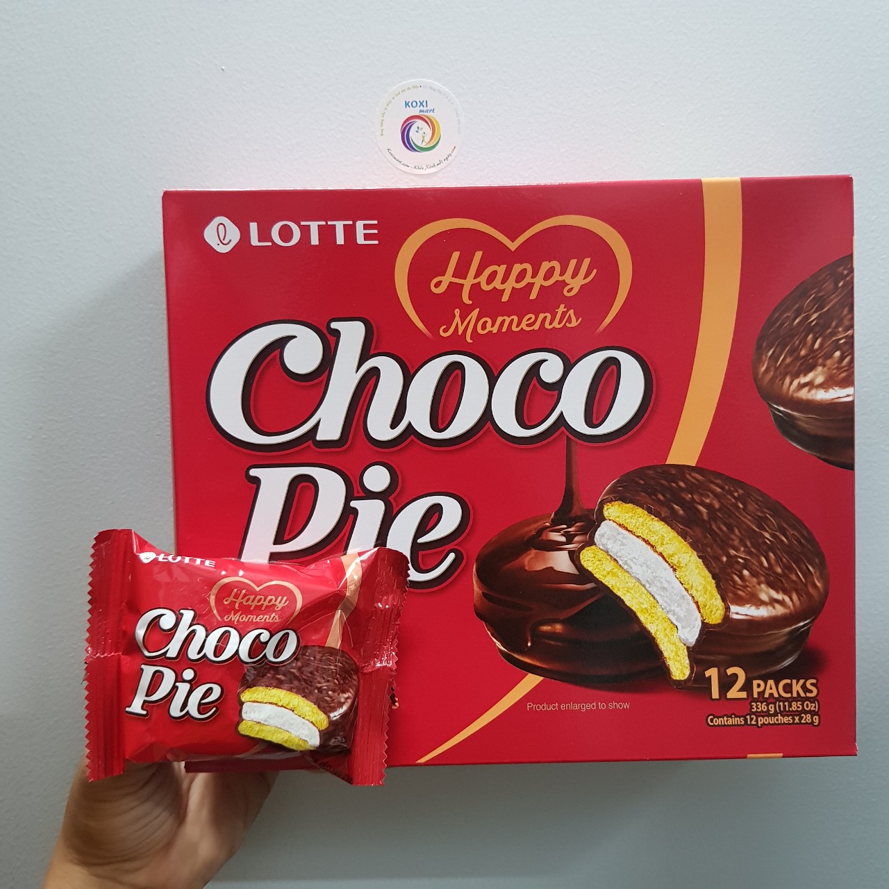 Bánh Choco Pie Lotte hộp 336g (12 cái)