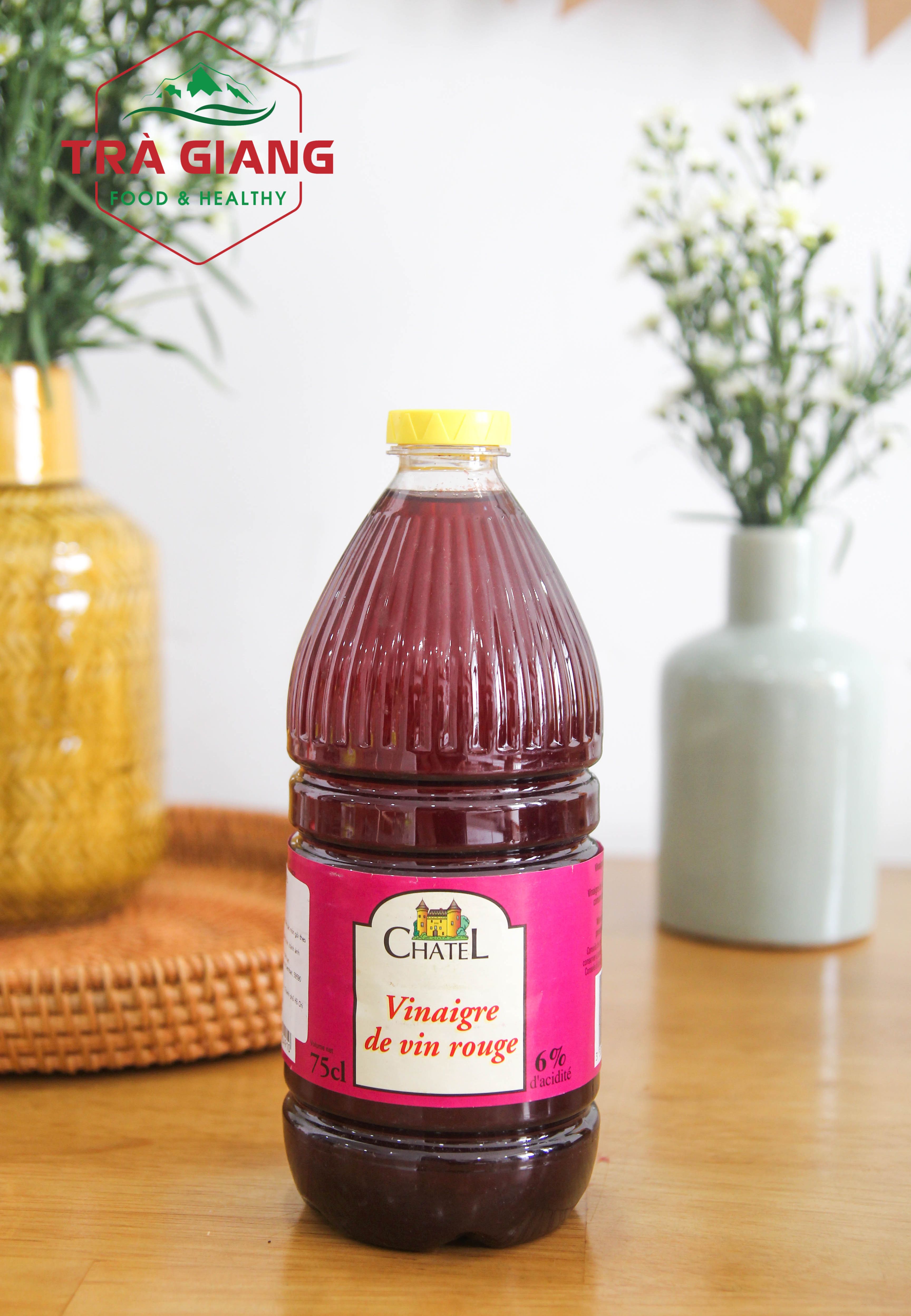 Giấm nho đỏ Chatel Vinaigre 750ml