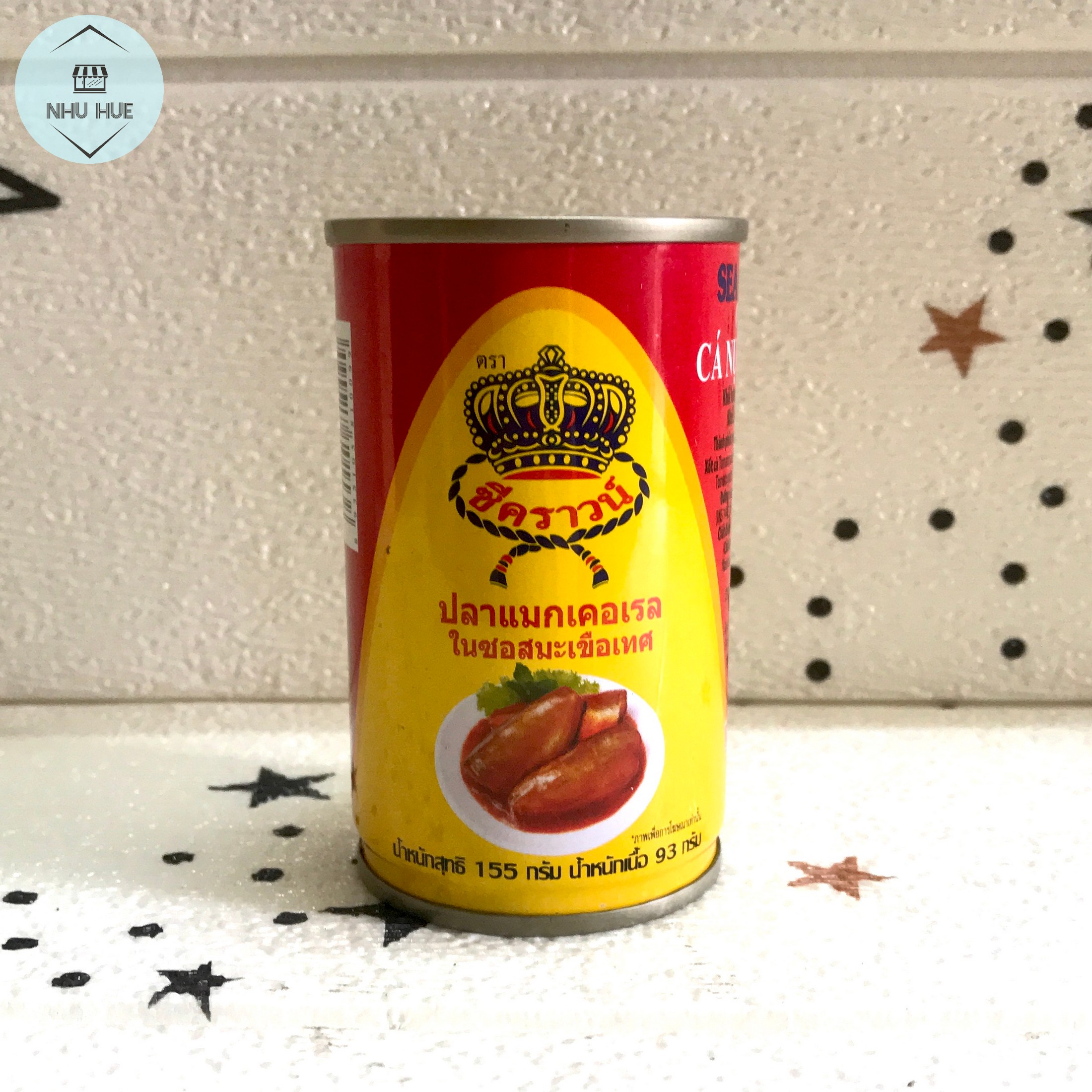 Cá hộp sốt cà Sea Crown (lốc 10 hộp x 155g)