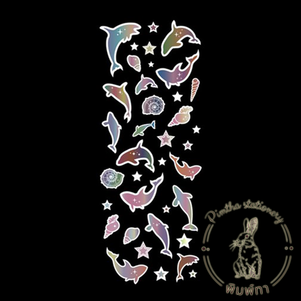 Sticker Hologam Trang Trí Toploader Nhiều Hình Độc Đáo
