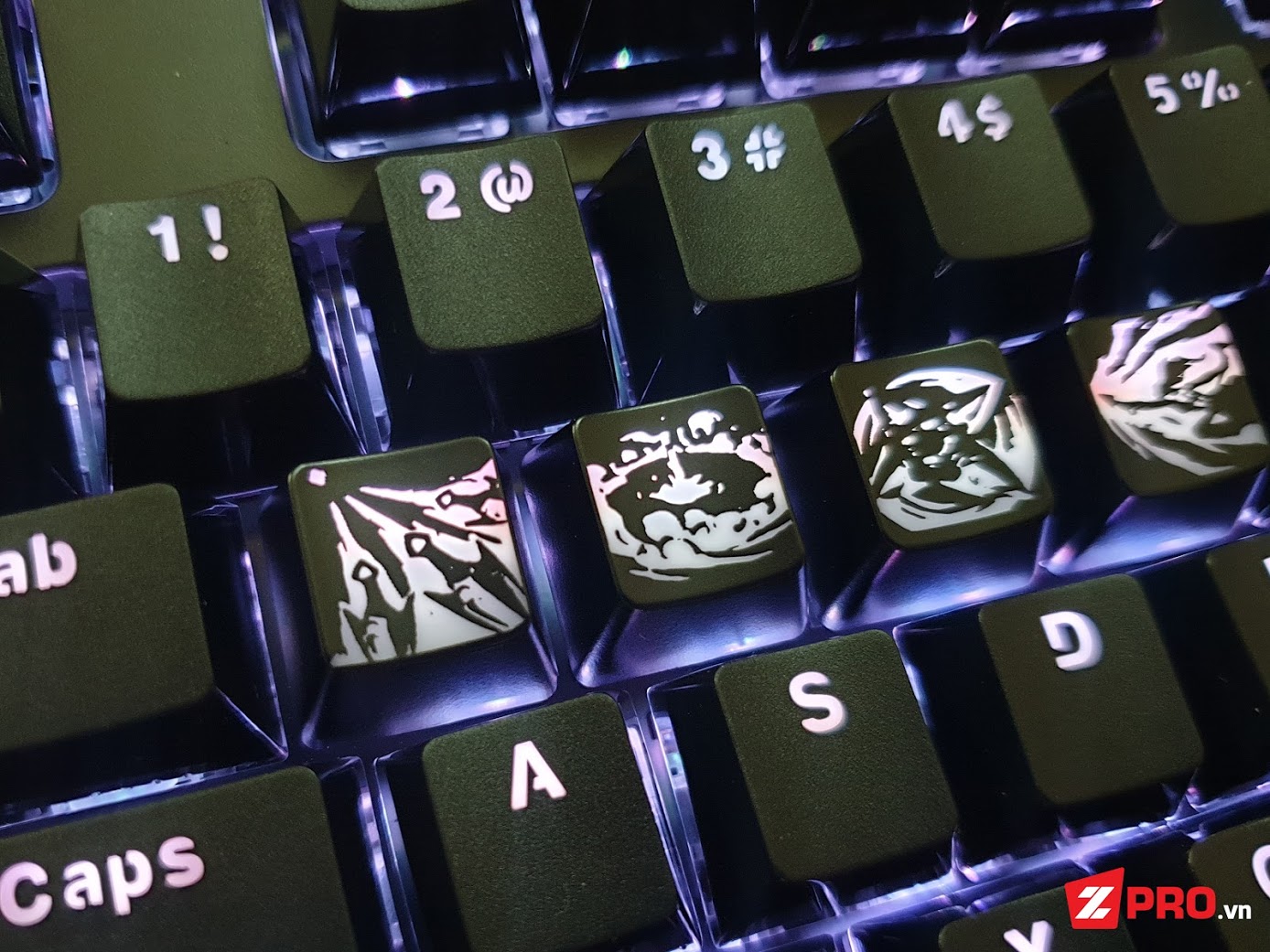 Bộ Keycap Skill Akali - Kỹ Năng AKALI - zpro.vn