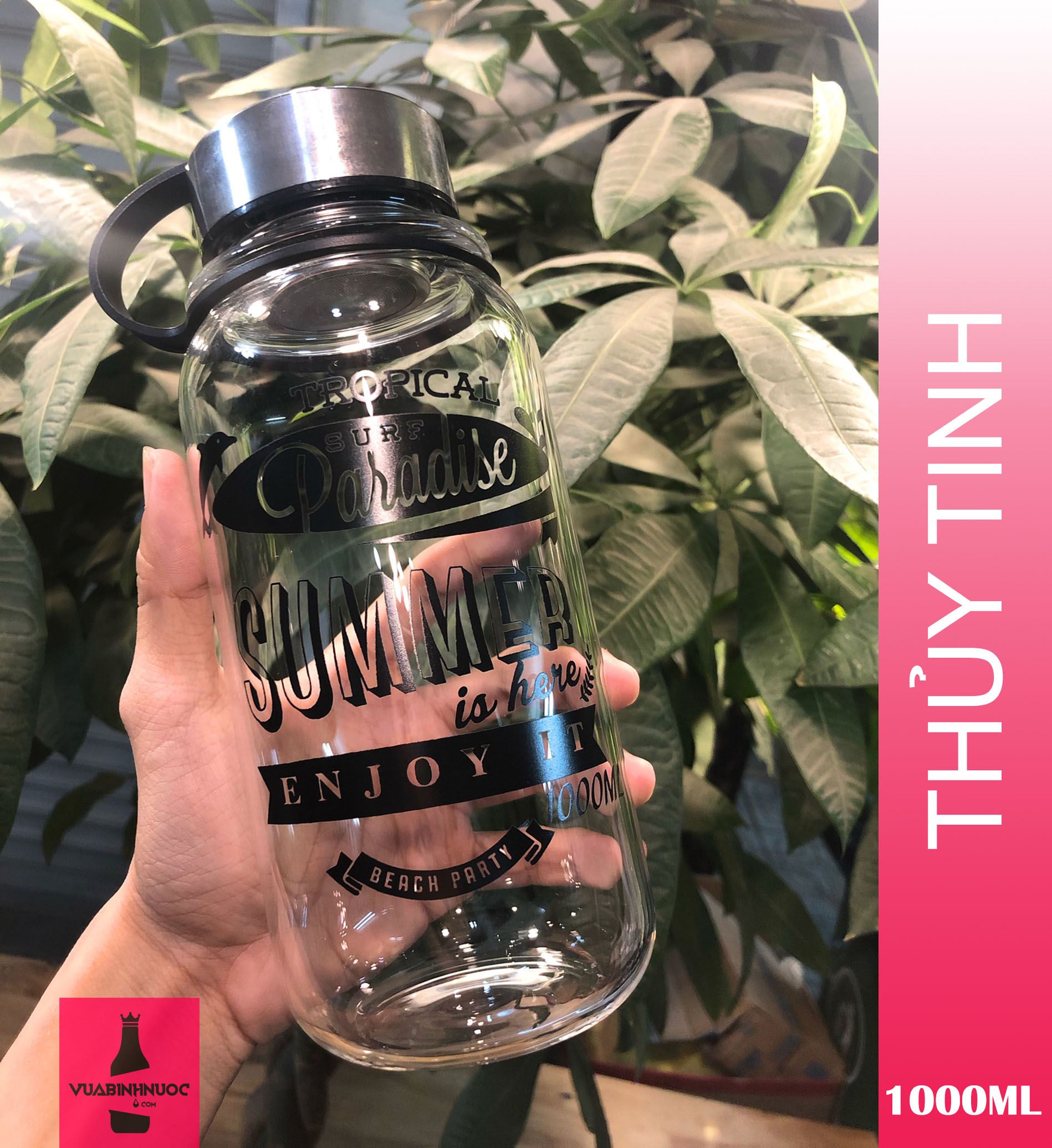 [HCM]Bình nước thủy tinh Summer 700ml - 1000ml