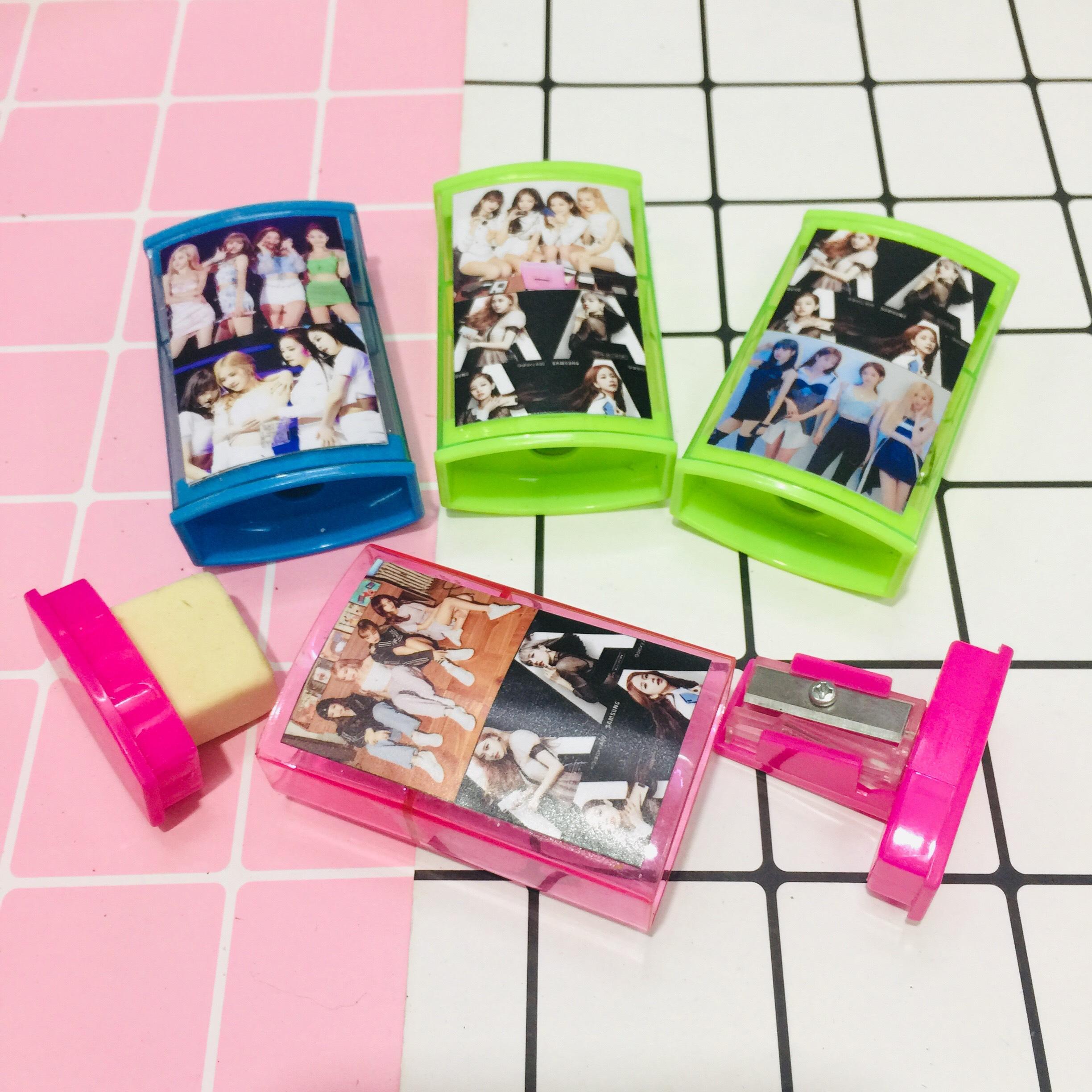 3 GỌT BÚT CHÌ KÈM TẨY BLACKPINK
