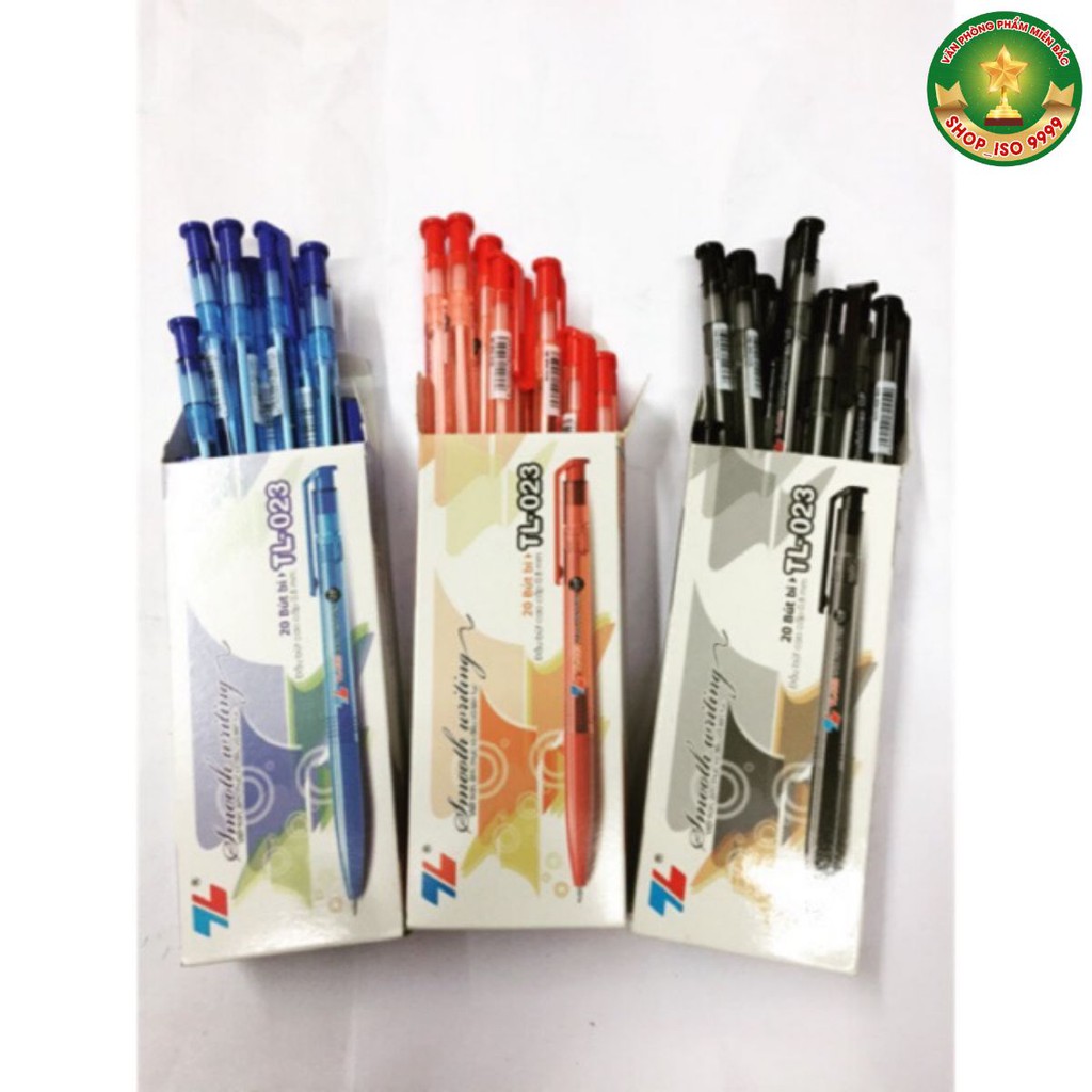 Bút Bi TL023 ( Combo 10 chiếc  - 20 chiếc ) , xanh-đen-đỏ