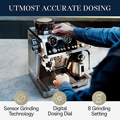 Máy pha cà phê tự động delonghi la specialista ec9665m, máy pha cafe, espresso, cappuccino, delonghi coffee maker, áp suất 19 bar, nhập đức, bảo hành 12 tháng