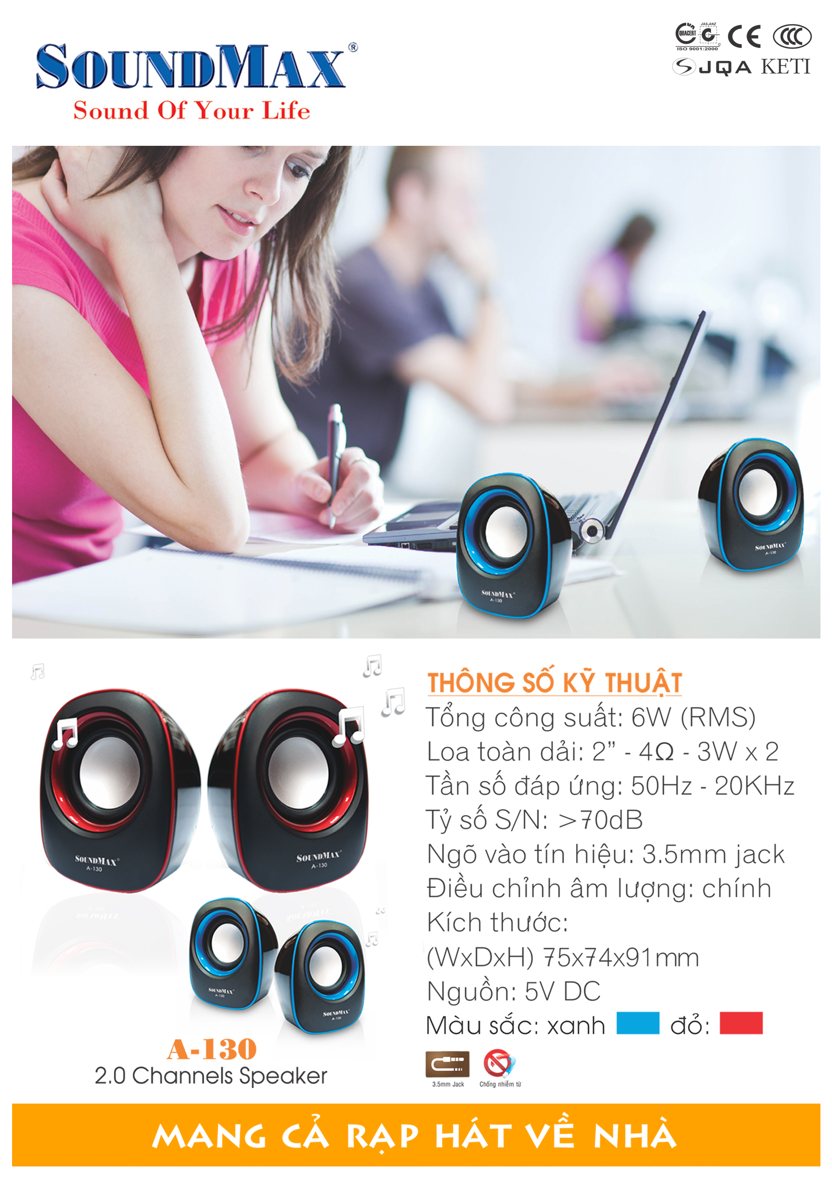 loa soundmax a130