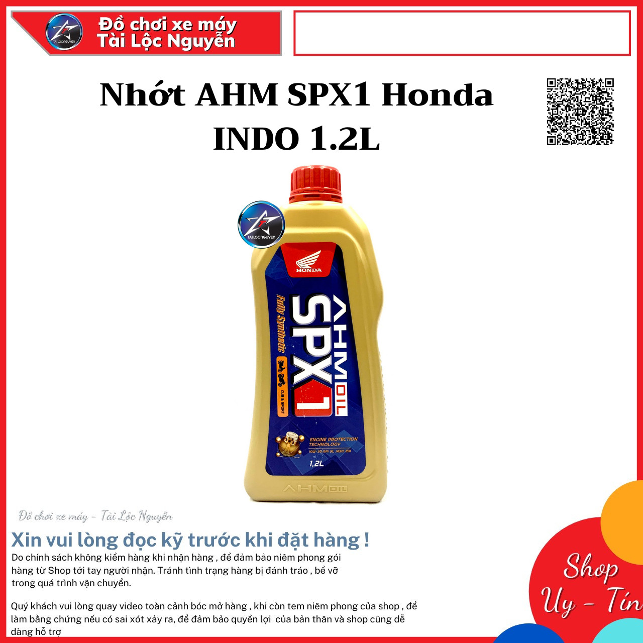 NHỚT AHM SXP1 CỦA HONDA INDO 1.2L