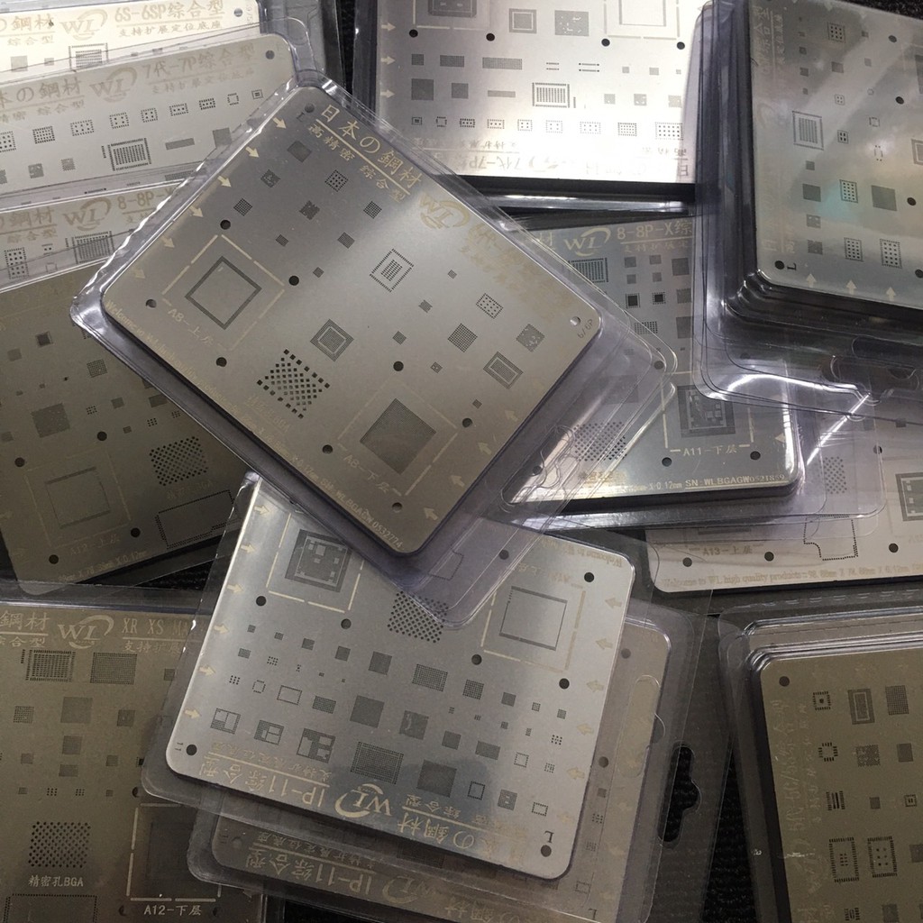Vỉ đổ chân ic lỗ vuông WL cho iphone