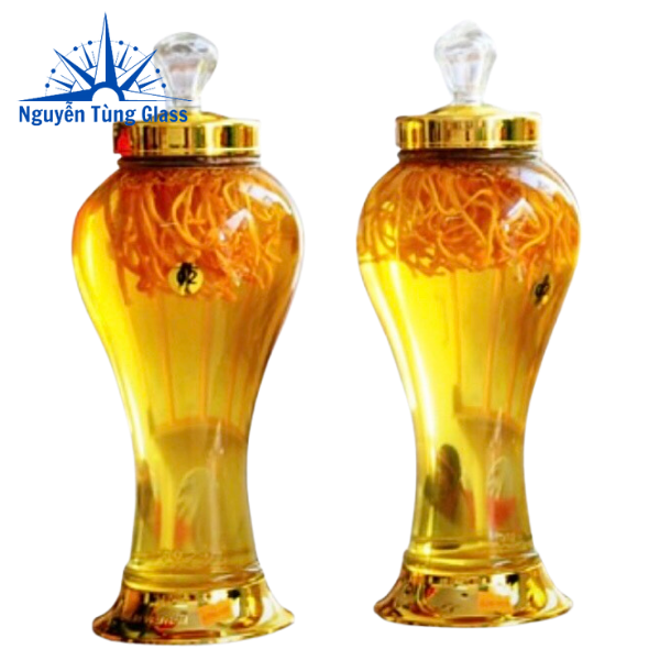 BÌNH NGÂM SÂM THỦY TINH 2 LÍT ( SÂM PHÚ HÒA )