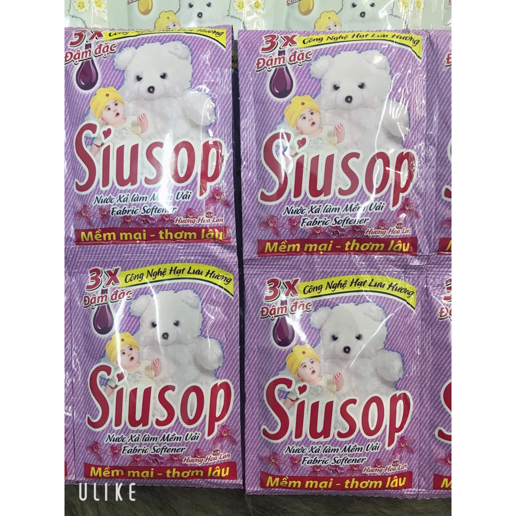 Combo 10 gói Nước xả vải Siusop dây 16ml