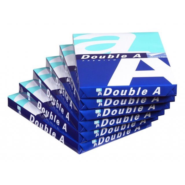 500 Tờ = 1 ream Giấy Double A Định Lượng 70 Gsm/ 80 Gsm, Giấy In Đẹp, Không Bị Kẹt Giấy, Hàng Chính Hãng