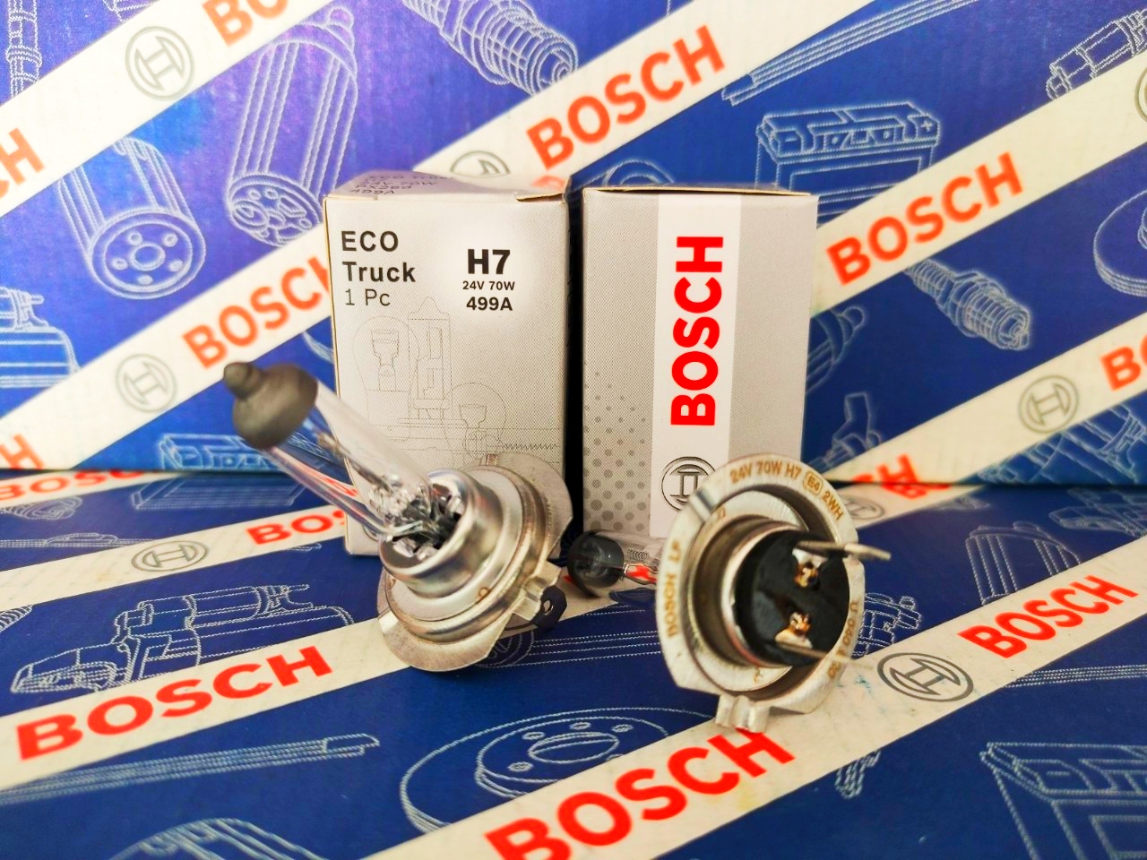 Bóng Đèn Xe Tải Bosch H7 24V 70W (Hộp 1 Bóng)