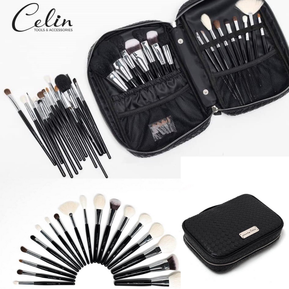 Bộ cọ trang điểm cá nhân cao cấp missie by celin 30 cây