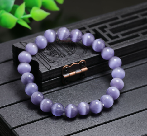 [HCM]Vòng Tay Đá Mắt Mèo Đeo Thời Trang - May Mắn - Như Ý PGH09 (Nhiều Màu)