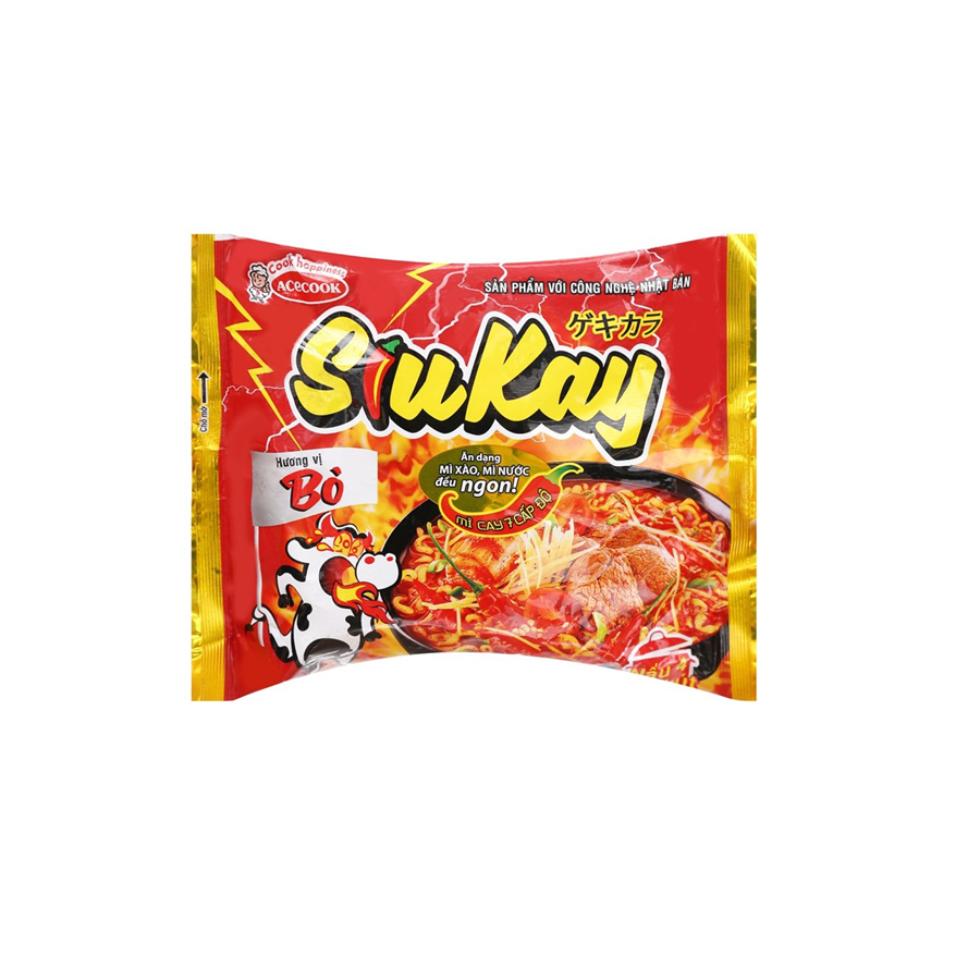 Mì SiuKay hương vị bò 127g