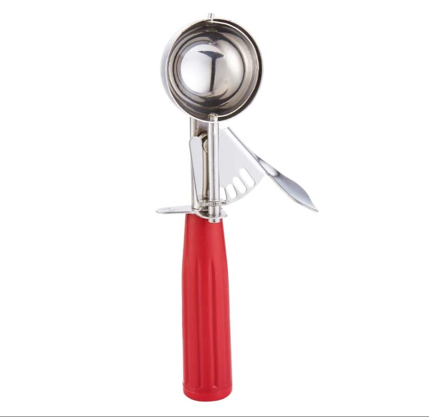 Múc Kem Lifestyle màu đỏ Inox ( 5cm )