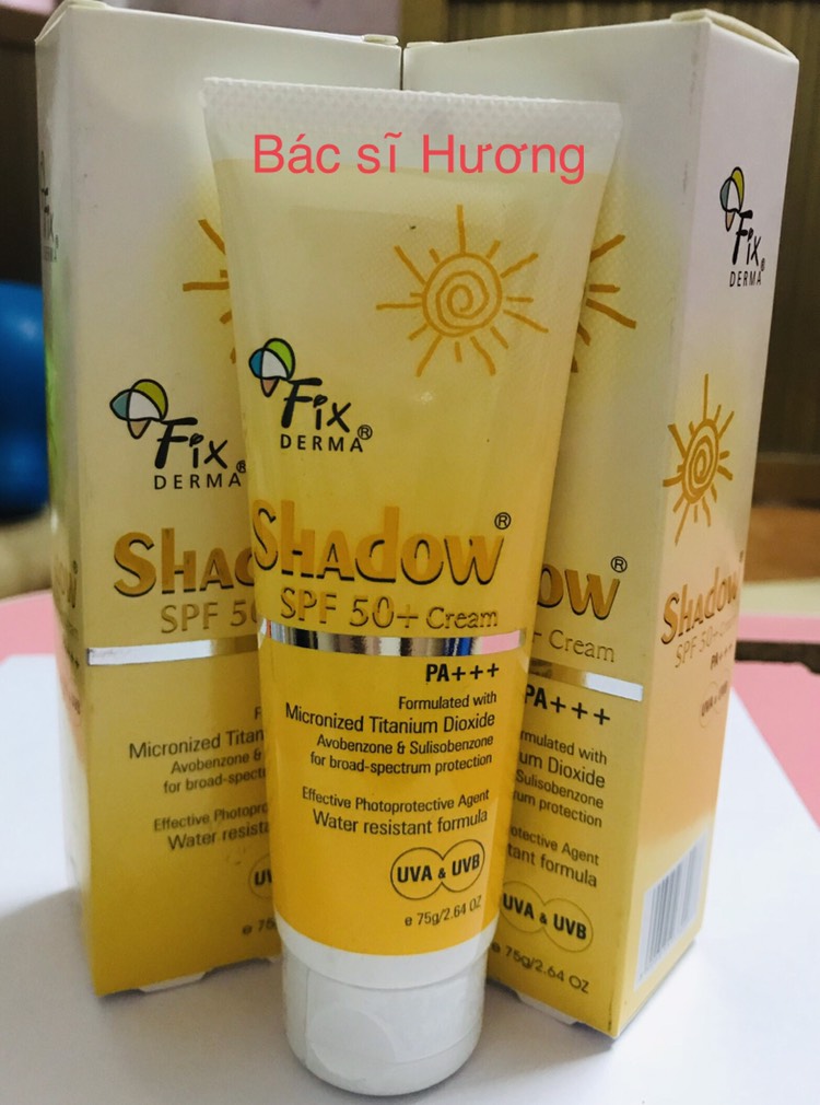 Kem chống nắng Fixderma Shadow SPF 50+ Cream 75g