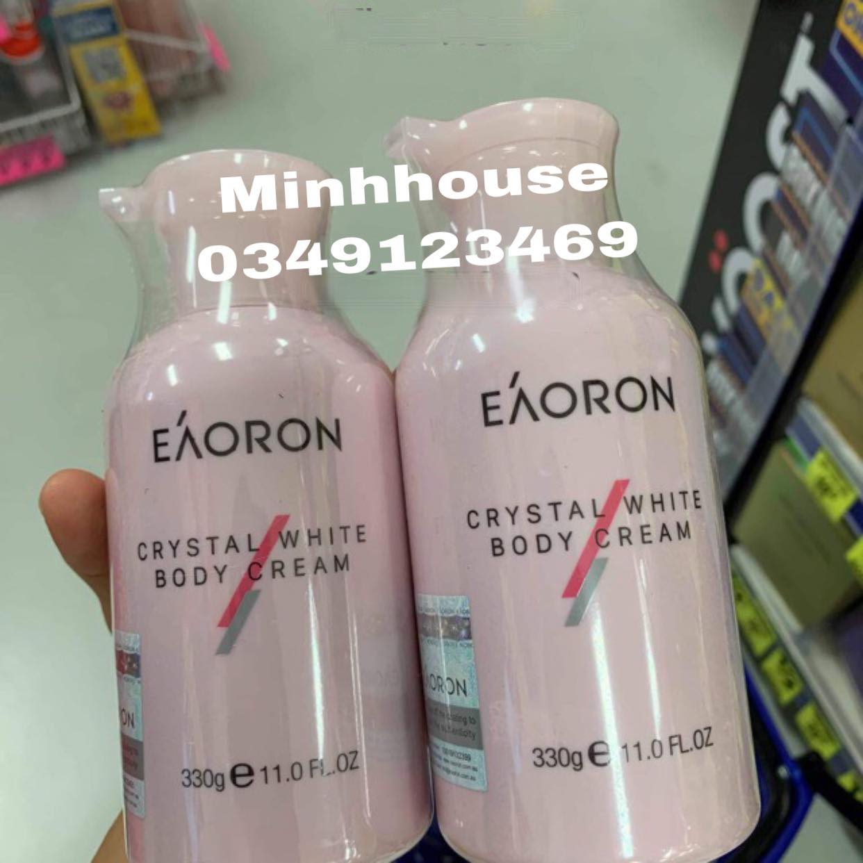 Kem trắng da body eaoron úc