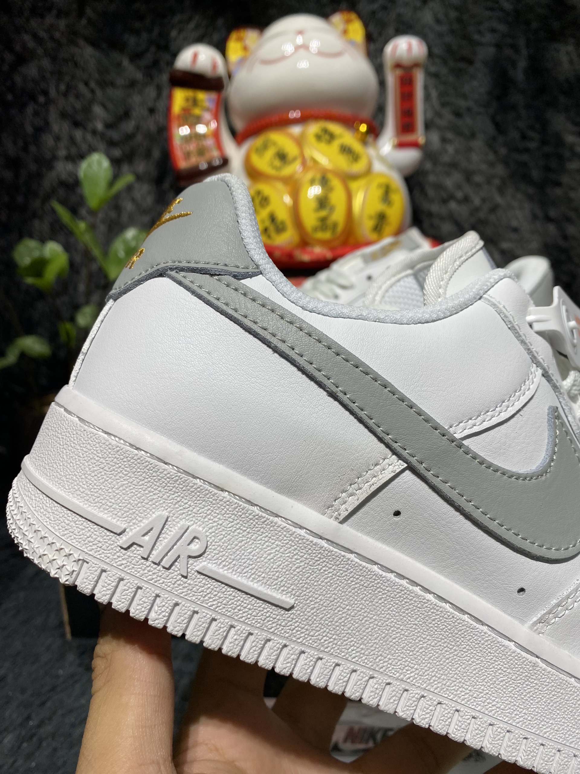 [Fullbox+bill] Giày Sneaker  nam AF1 Trắng xám hàng SC full box