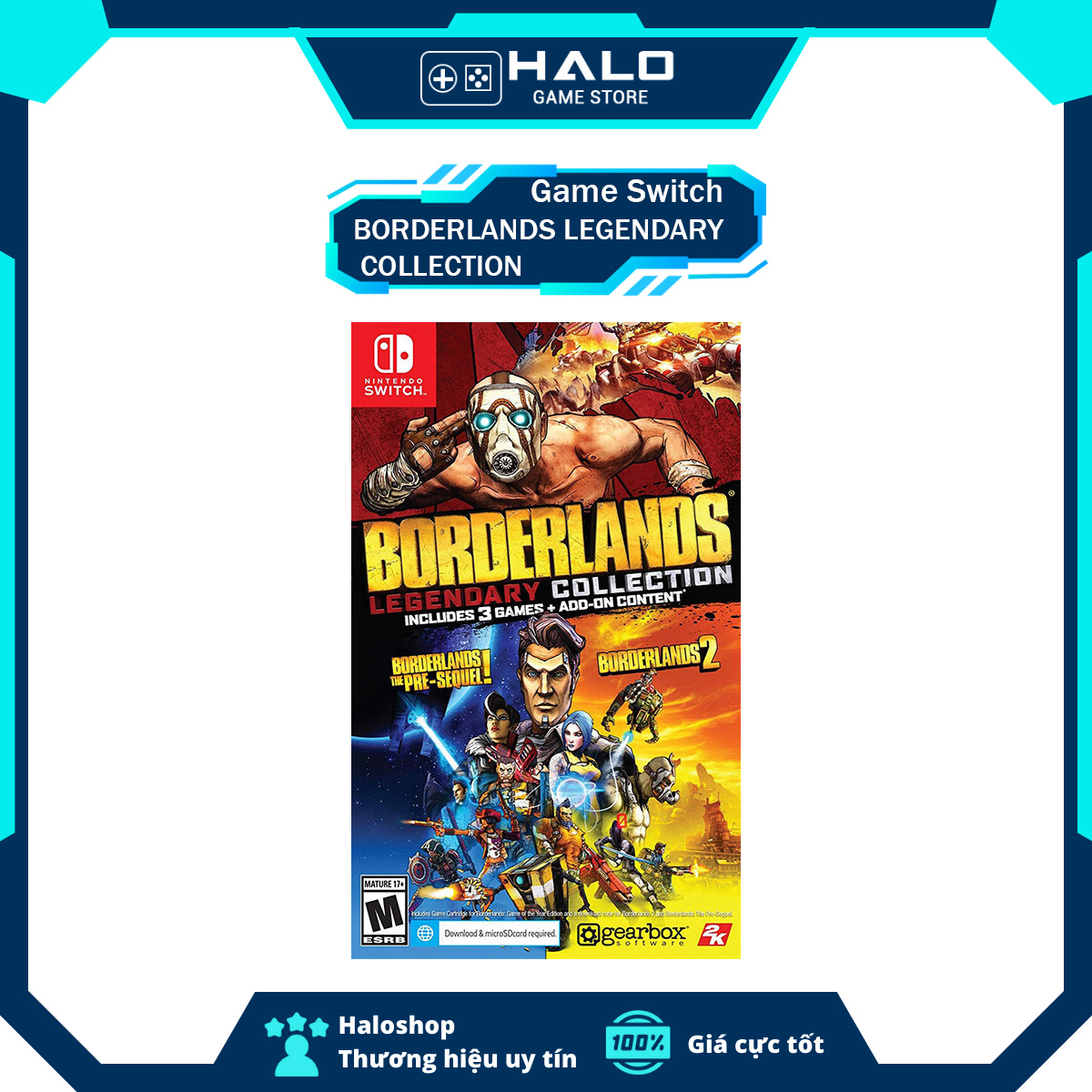Thẻ Game Switch BORDERLANDS LEGENDARY COLLECTION