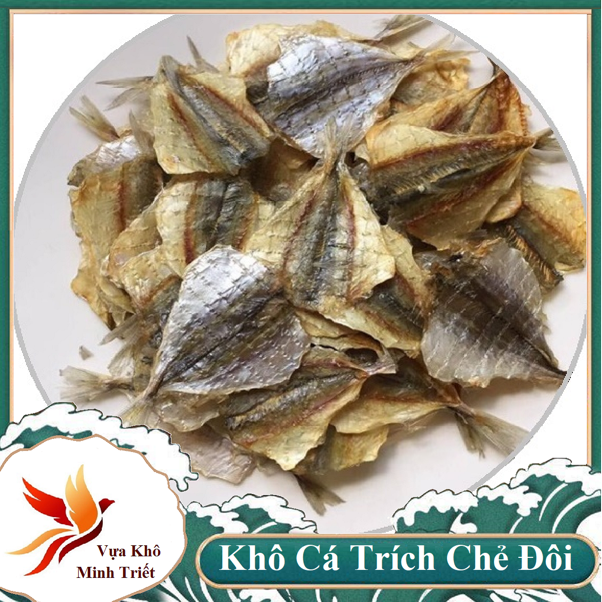 1 kg khô cá trích chẻ phi lê rút xương- 500gr khô cá trích chẻ phi lê rút xương-vựa khô minh triết