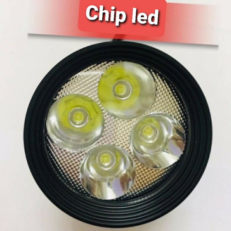Đèn led trợ sáng L4 ngắn 3 chế độ.