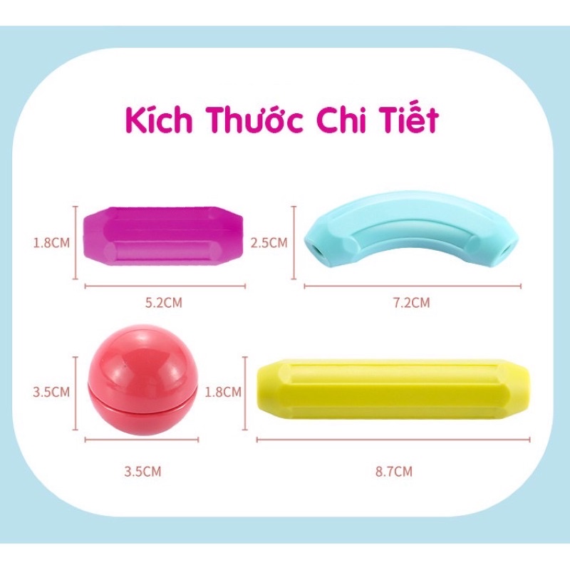 Bộ xếp hình lắp ghép nam châm