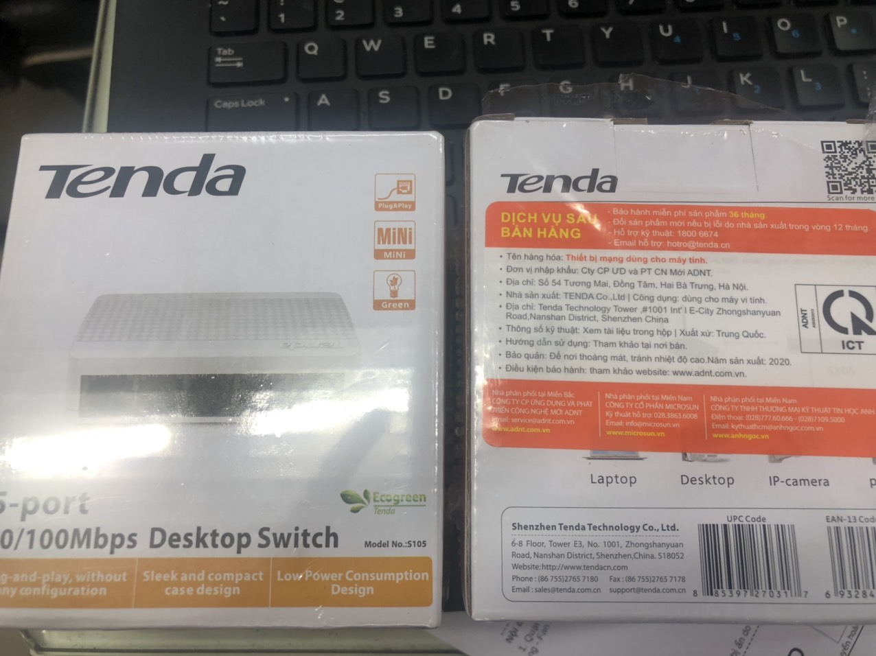 Switch 5 port - Bộ chia mạng 5 cổng tenda s105 tốc độ 100Mbps