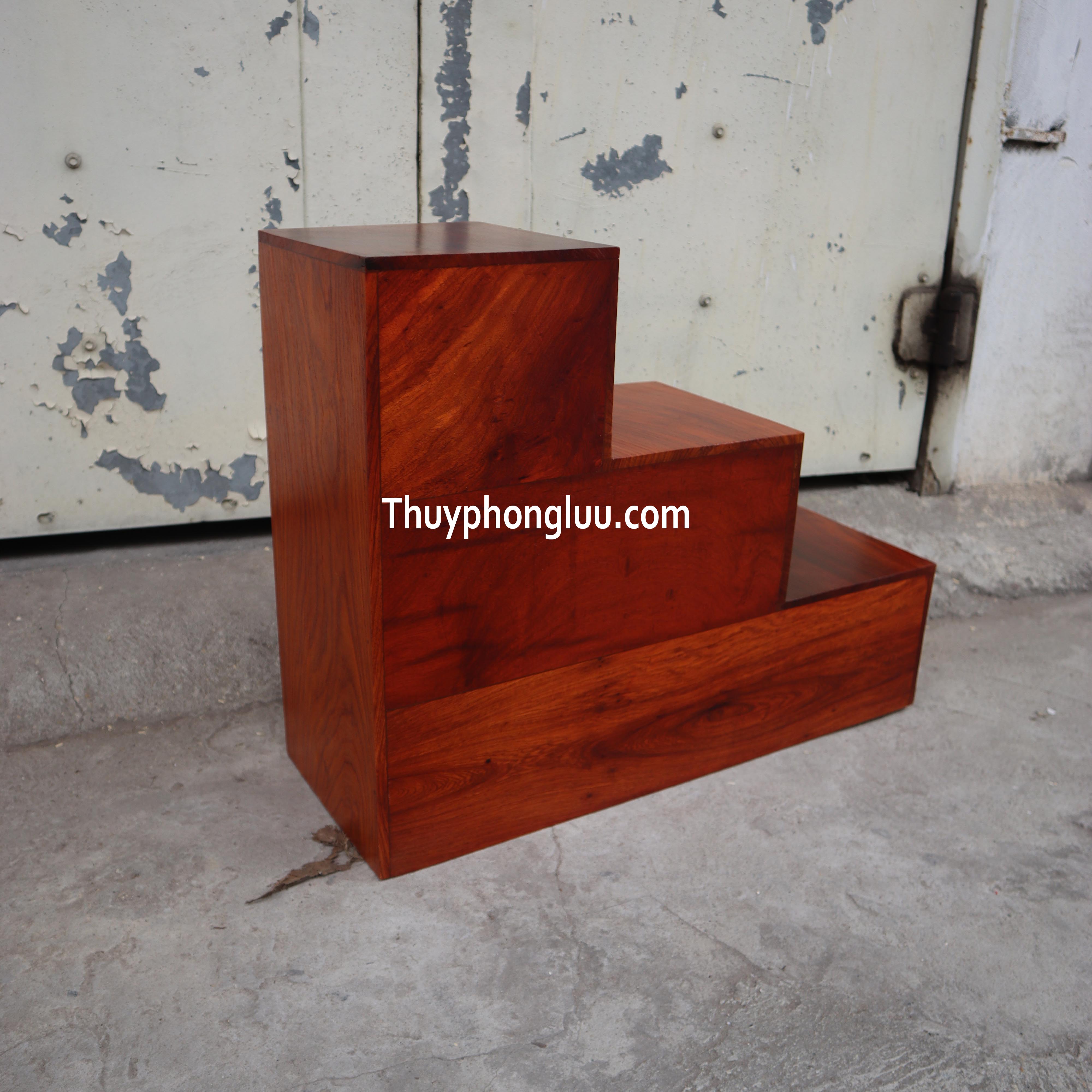 Tam cấp bậc thang đế hộp hoa sen 4 cỡ bục thờ
