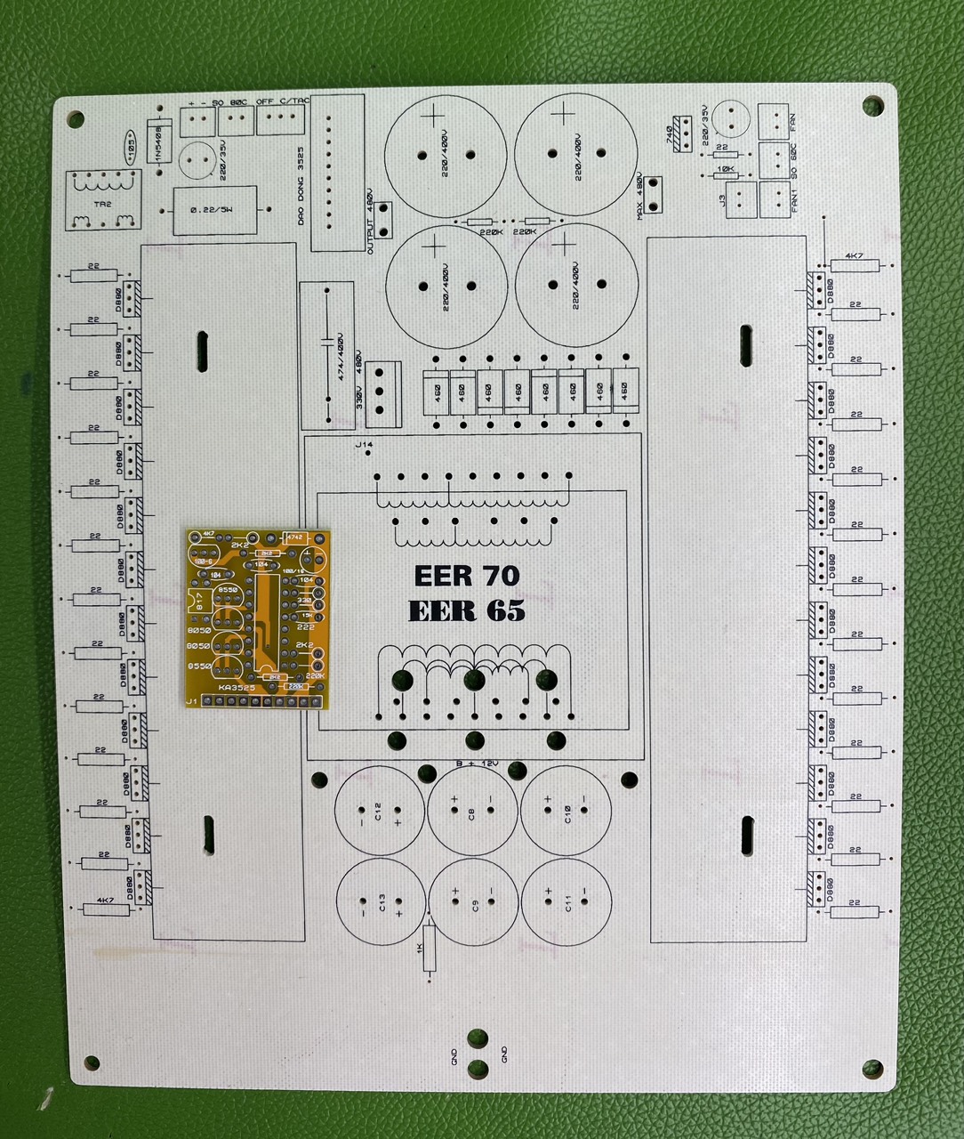 PCB MẠCH KÍCH ĐIỆN 24F NHỎ E70