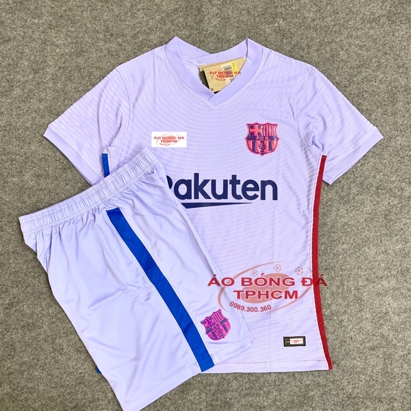 ☋♛☈  BARCA mùa 21/22 - Áo Bóng Đá bản PLAYER hàng Thái - TÍM