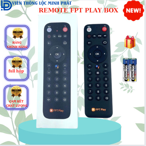 Remote điều khiển fpt play box chính hãng, sử dụng giọng nói dùng cho các đầu fpt play box 2022, 2021, 2020, 2019, 2018