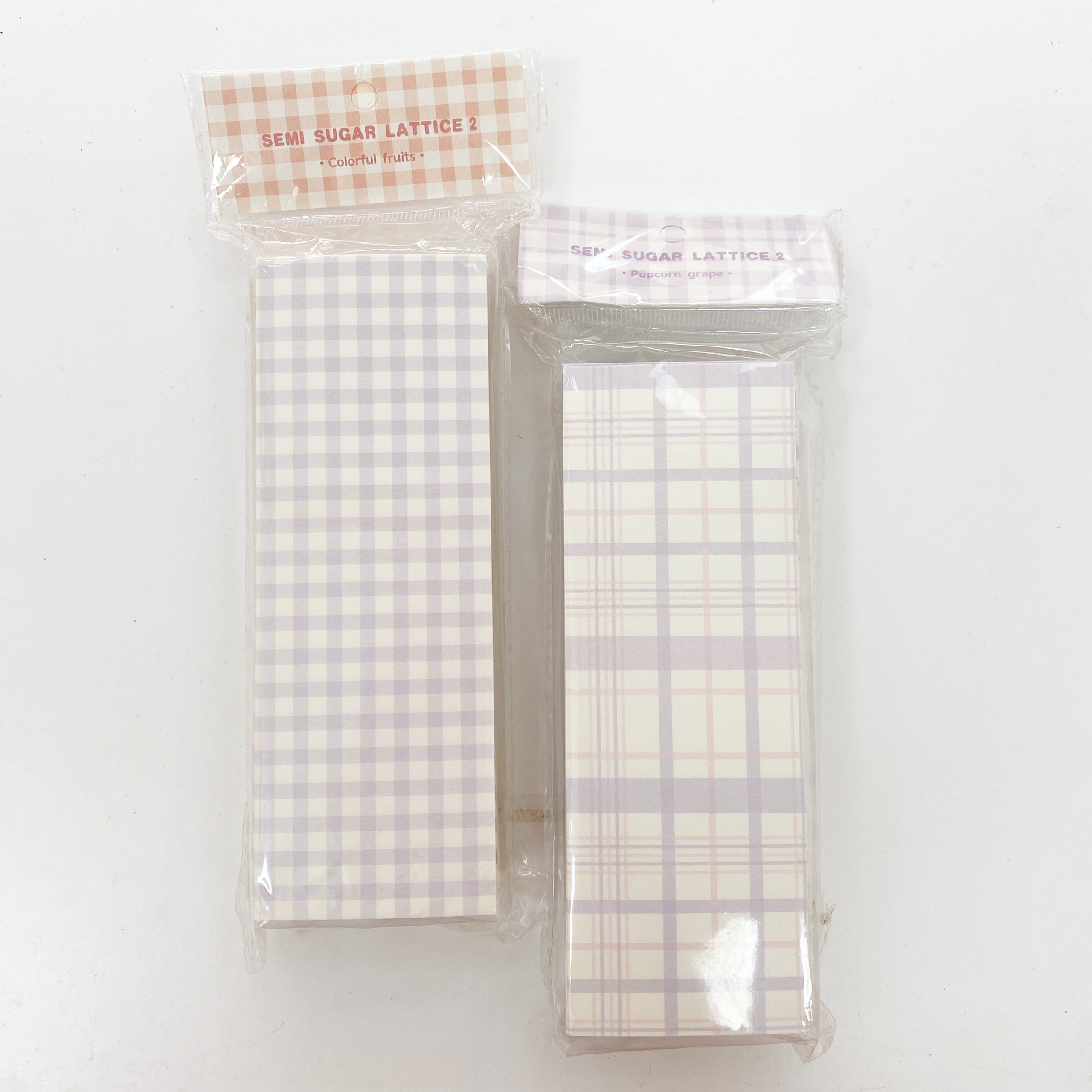 Giấy Note Caro Plaid Colorful Nhà Cam